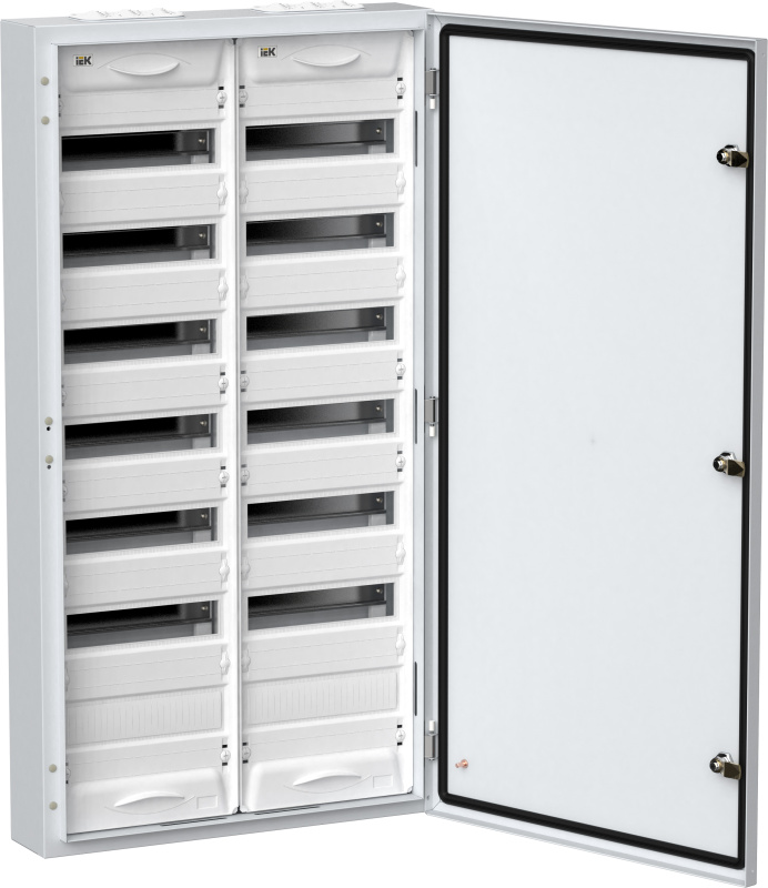 TITAN 5 Корпус металлический ЩРн-168 (2х84) 1085х570х140 IP54 белый IEK TI5-50-N-2X084-54