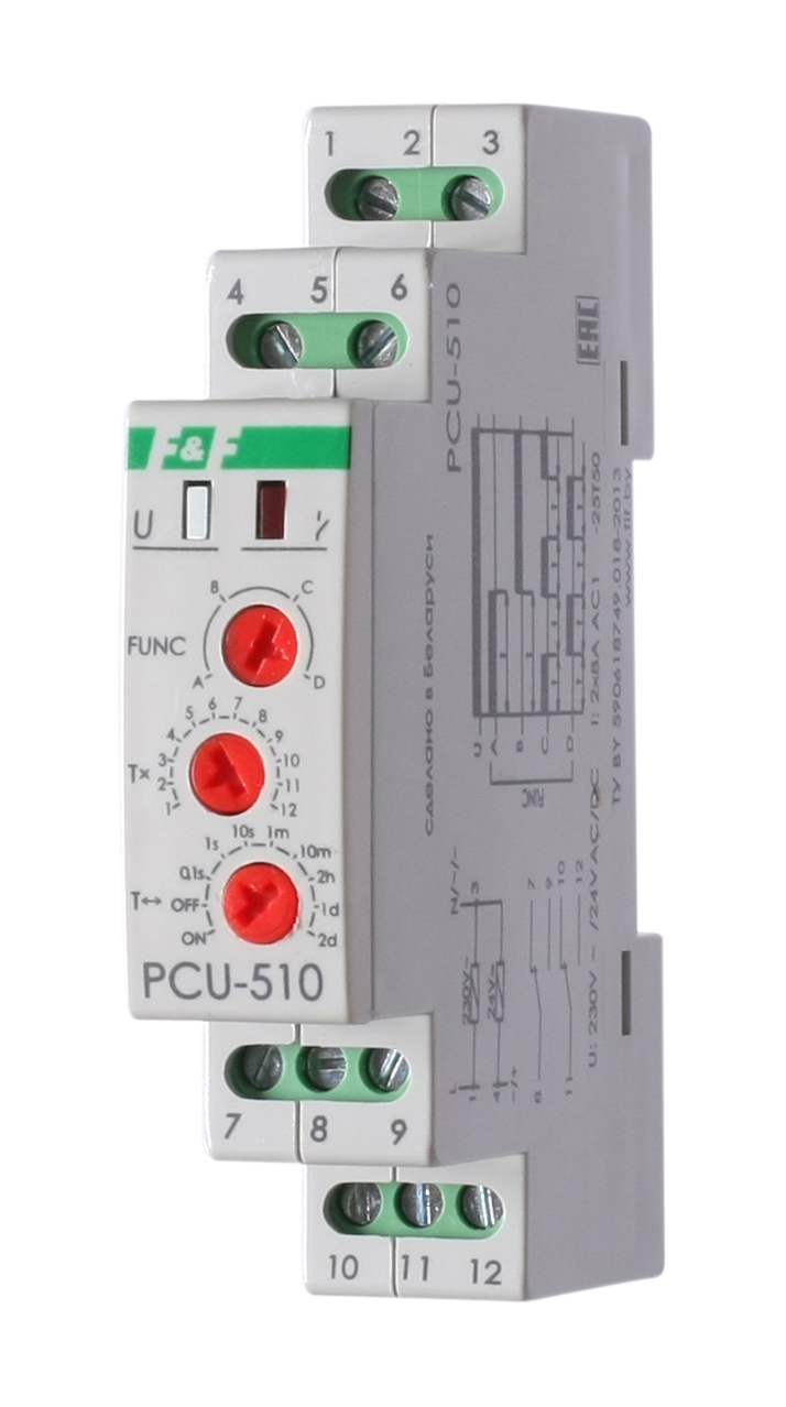 Реле времени PCU-510 (EA02.001.009) Евроавтоматика F&F