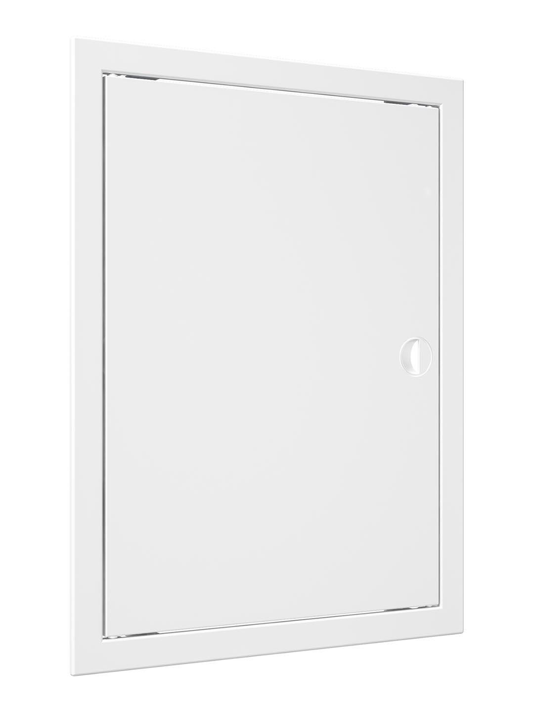 Люк-дверца ревизионный с ручкой, из ABS пластика 318х418 и с фланцем 296х396 EVECS 19029