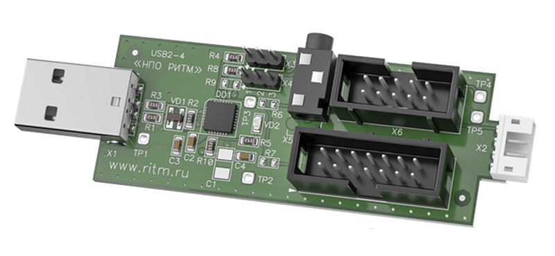 Кабель для связи с компьютером USB2 Ритм 106260101