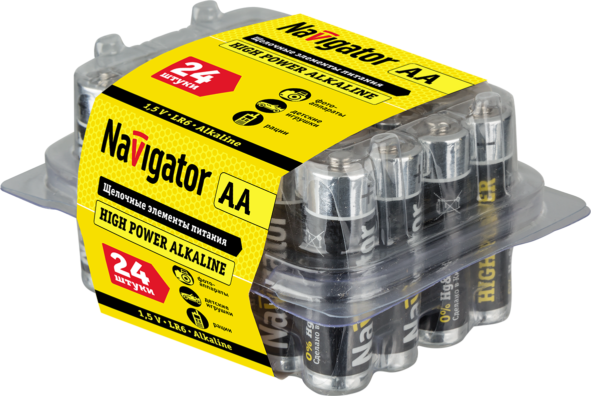 Элемент питания NBT-NE-LR6-BOX24 Navigator Group 94786 17633