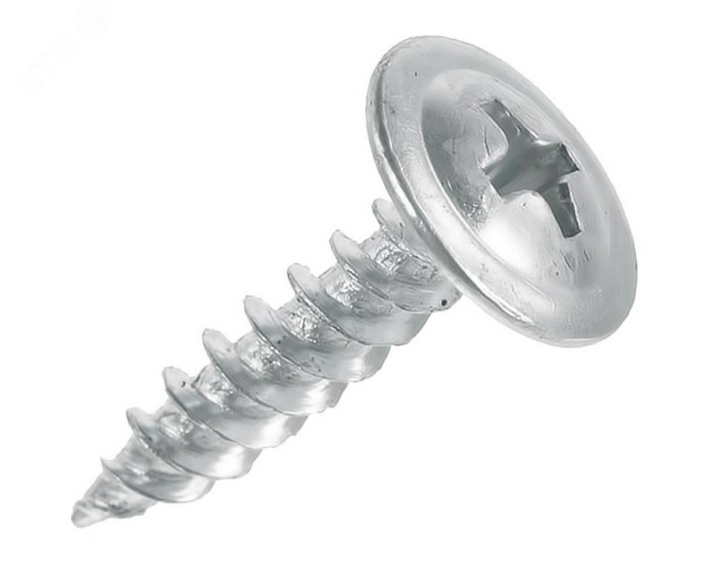 Саморез металл/металл 4.2х19 острый цинк 100 шт (screw-mm-4.2x19o-100) Крепдил