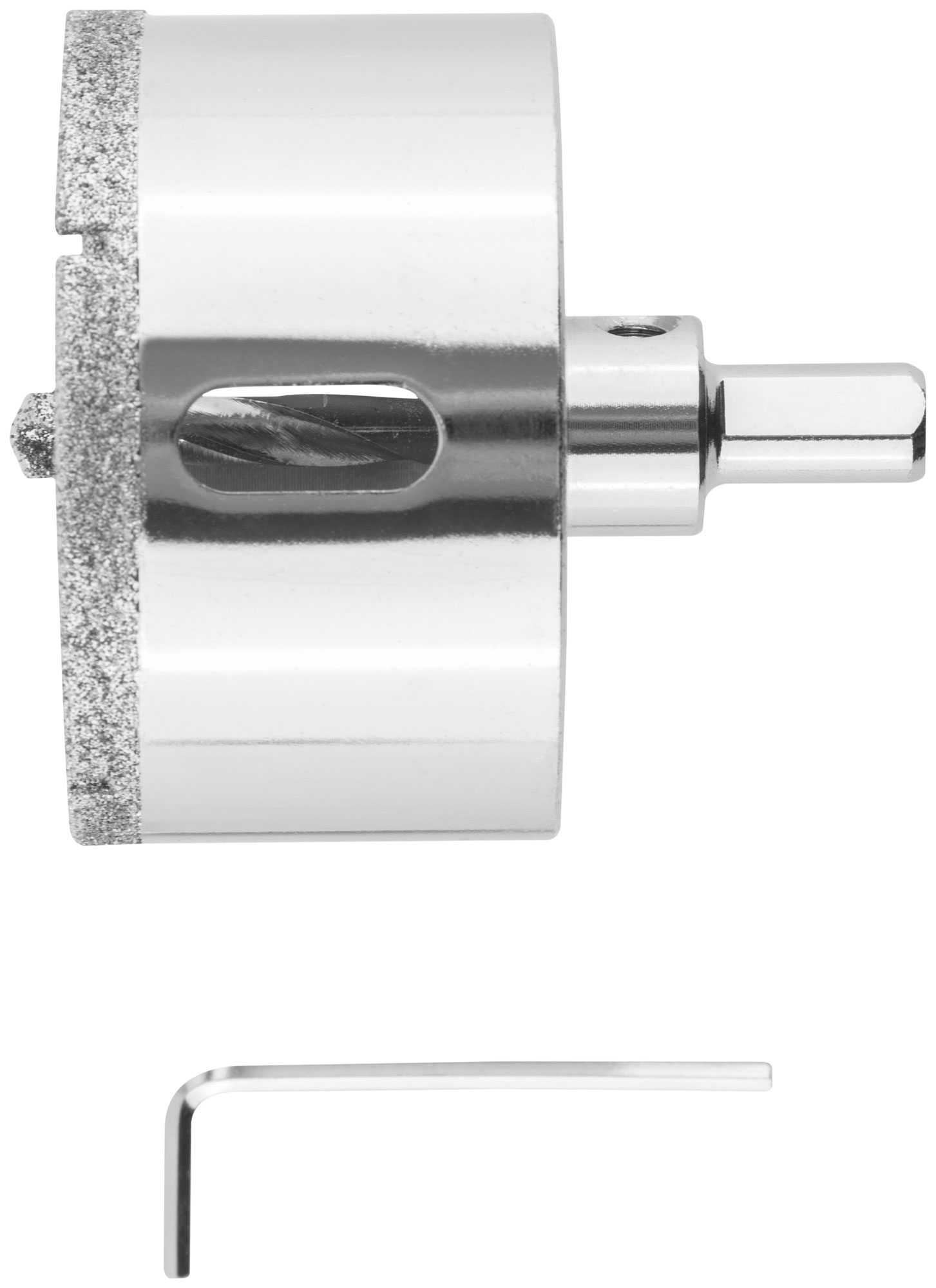 Коронка кольцевая по керамограниту, камню и кафелю алмазная с центровочным сверлом 68х67 мм (16225) FIT 16225