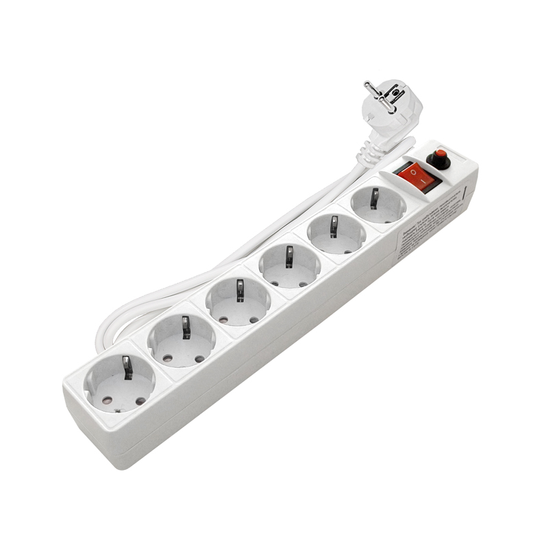 Сетевой фильтр ПВС 3х0.75 белый 1.8м (967U-3001) UNIVersal