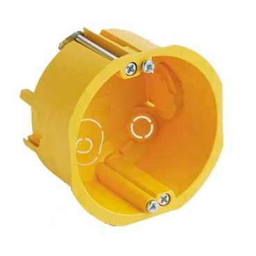 Коробка монтажная Гипрок 68мм металлические лапки Systeme Electric LEX1450414R