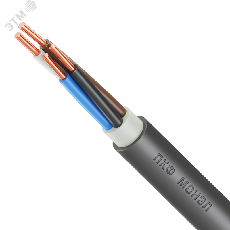 Кабель силовой ВВГнг(А)-LSLTx 4х1.5ок(N)-0.660  100м ТРТС Монэл ПКФ МО30010