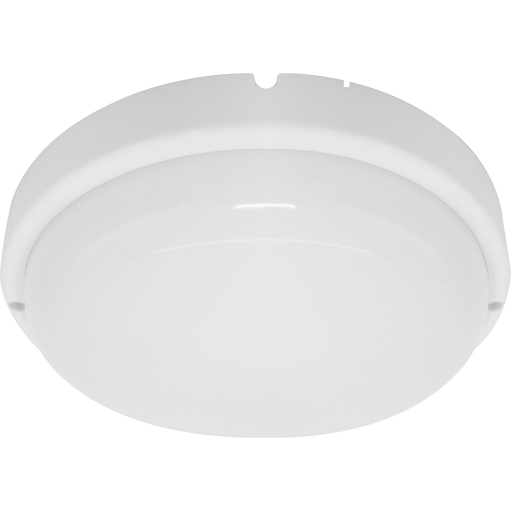 Светильник светодиодный ДБП-12w с акустическим датчиком 6500К 900Лм IP65 с дежурным режимом круглый белый FERON AL3018