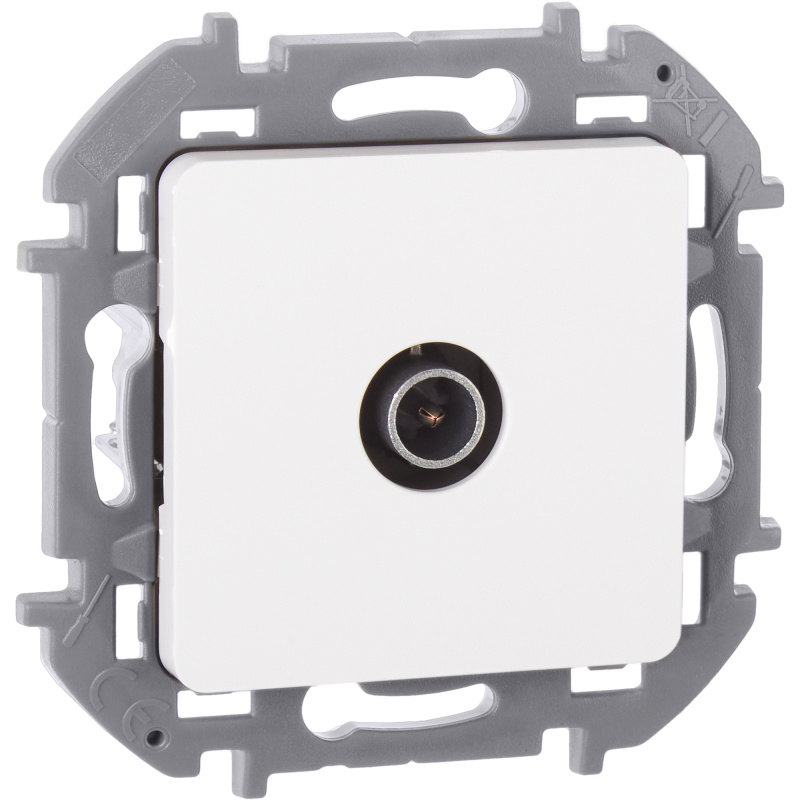 Розетка TV «звезда» 2 дБ 0 2400 мГц INSPIRIA белый Daccord/Legrand 673850