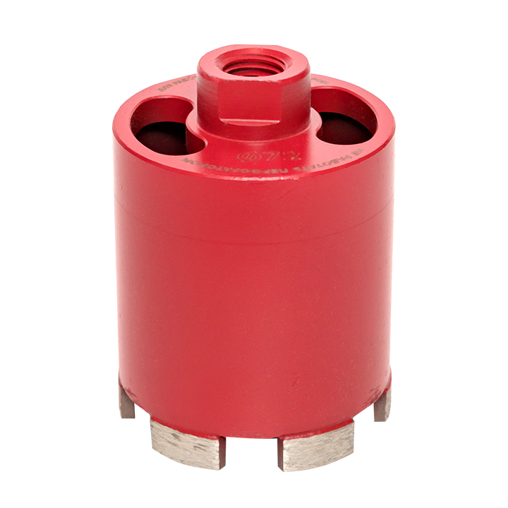 Коронка алмазная для дрелей (верхнее пылеудаление) DCH-72MHS M16 Professional EKF dch-72-mhs-m16