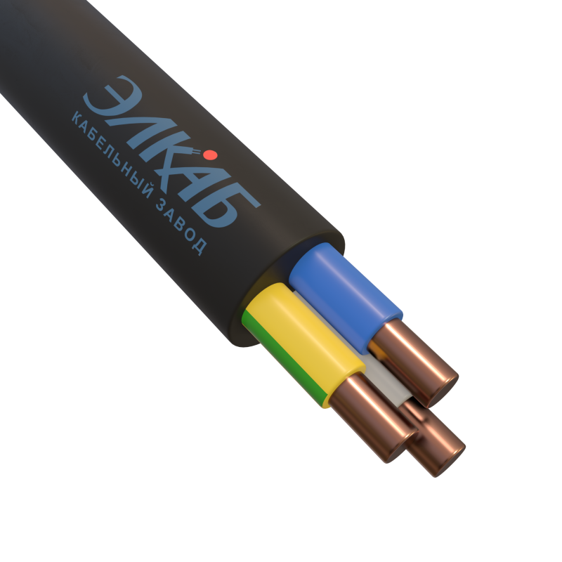 Кабель силовой ППГнг(А)-HF 3х1,5 ок (N,PE) - 0,66 кВ ТРТС Элкаб 13173