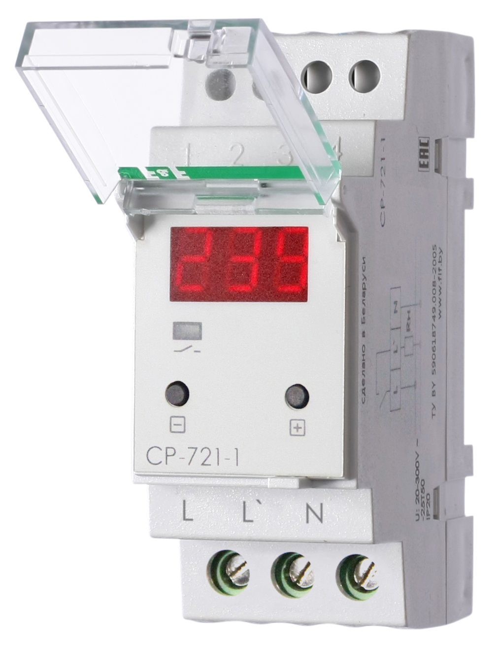 Реле контроля напряжения CP-721-1 Евроавтоматика F&F EA04.009.013