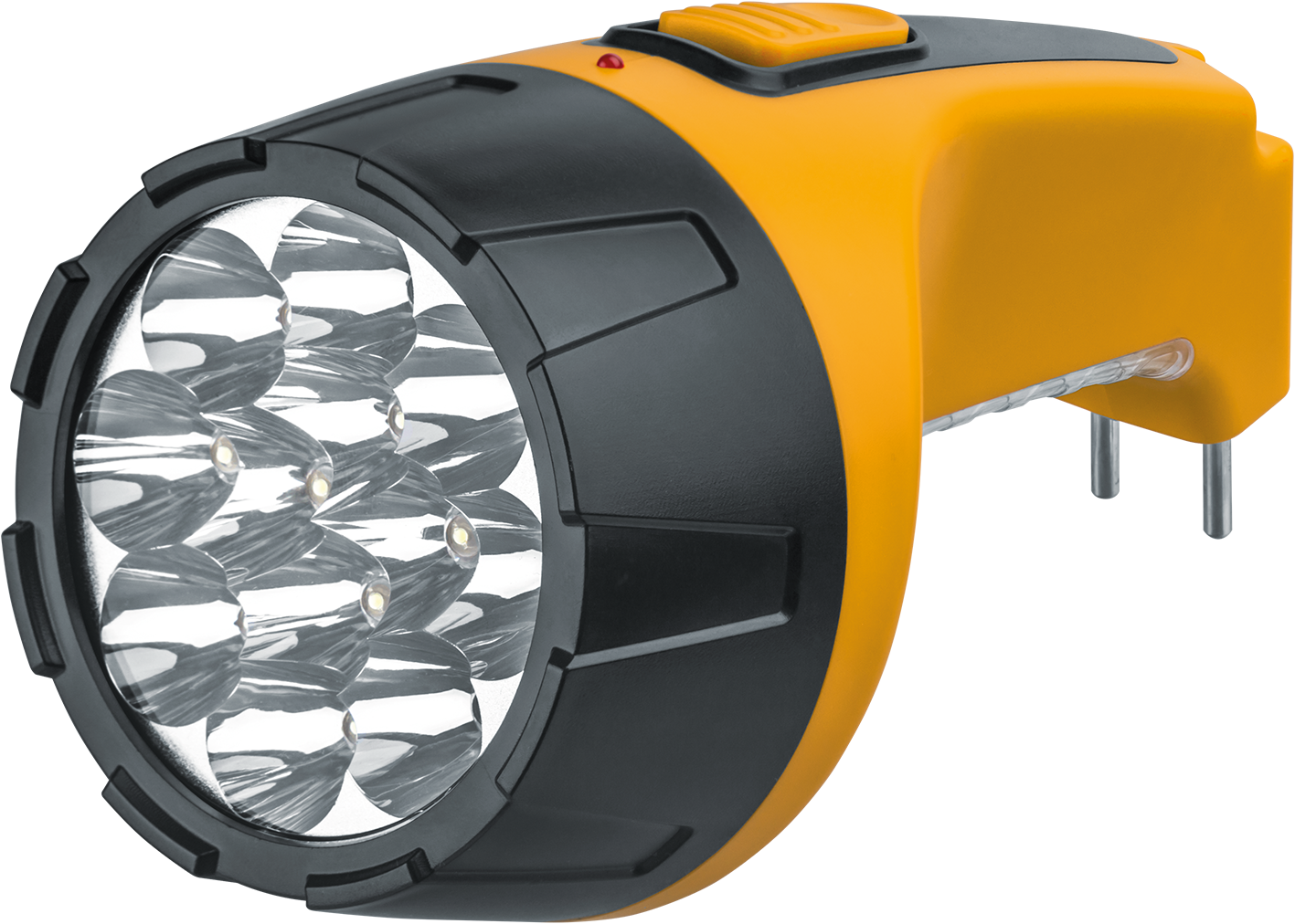 Фонарь светодиодный NPT-CP05-ACCU 12+10LED аккумуляторный с вилкой для зарядки пластик Navigator Group 18633