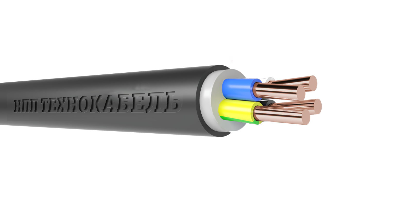 Кабель силовой ВВГнг(А)-LS 4Х2.5 ок(N)-0.660 ТРТС Технокабель НПП 00-00148503