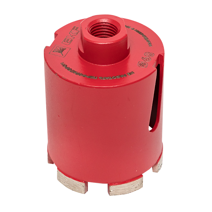Коронка алмазная для дрелей DCH-68MH M16 Professional EKF dch-68-mh-m16