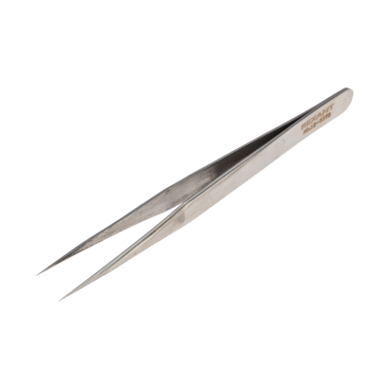 Пинцет прямой 120 мм REXANT 12-0372