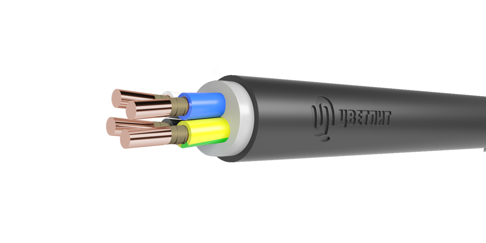 Кабель силовой ВВГнг(А)-FRLS 4х1.5ок(N)-0.66 ТРТС Цветлит КЗ 00-00140700