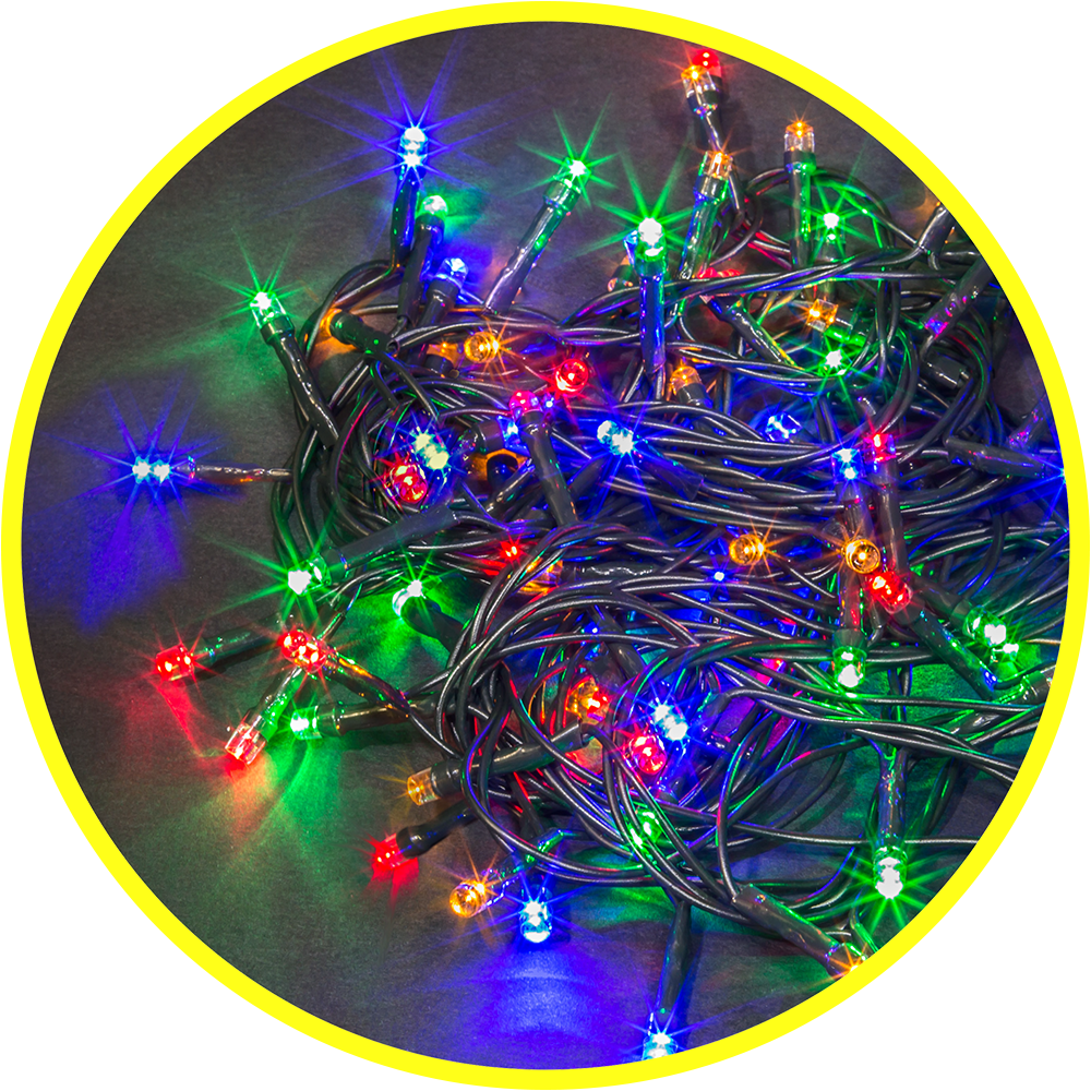 Гирлянда NGF-S01-100RGBY-10-9.5m-230-C8-BL-IP44 Navigator Group 61822 NGF-S01 21264