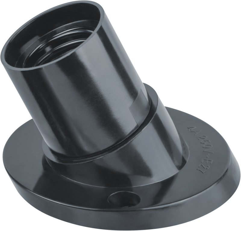 Патрон настенный Е27 карболитовый черный Navigator Group 71607 NLH-BL-W1 19436