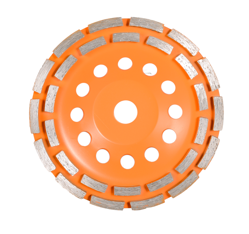 Чашка алмазная зачистная 180 мм двухрядная Вихрь 73/10/3/7