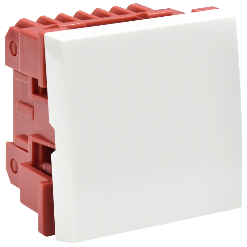 Выключатель одноклавишный на 2 модуля ВКО-21-00-П IEK CKK-40D-VO2-K01