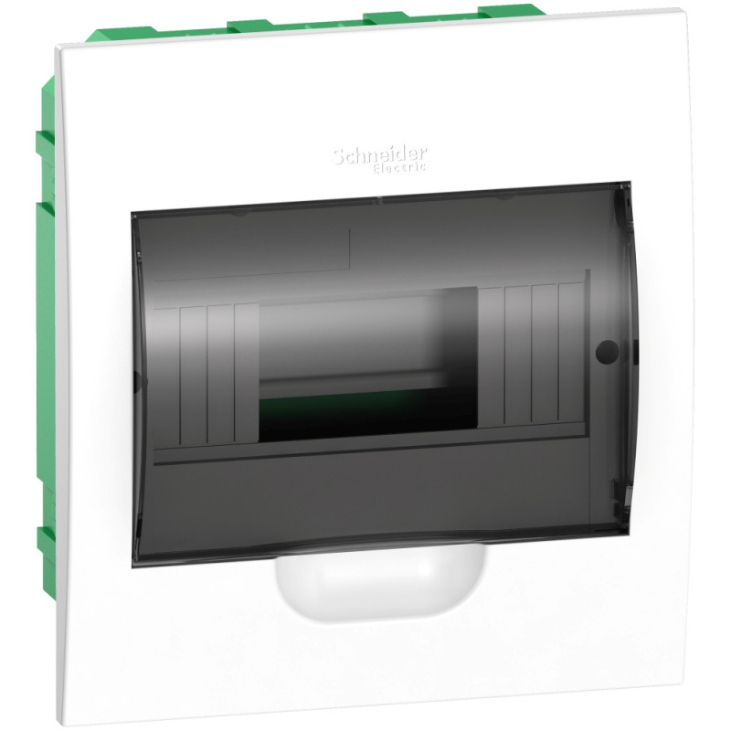 Щит распределительный встраиваемый белый дверь прозрачная на 8 модулей IP40 Easy9 Systeme Electric EZ9E108S2FRU Systeme Electric EZ9E108S2FRU