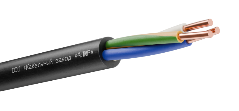 Кабель силовой ВВГнг(А)-LS 3х4 (N, PE)-0.660 однопроволочный АЛЮР 00-00005431