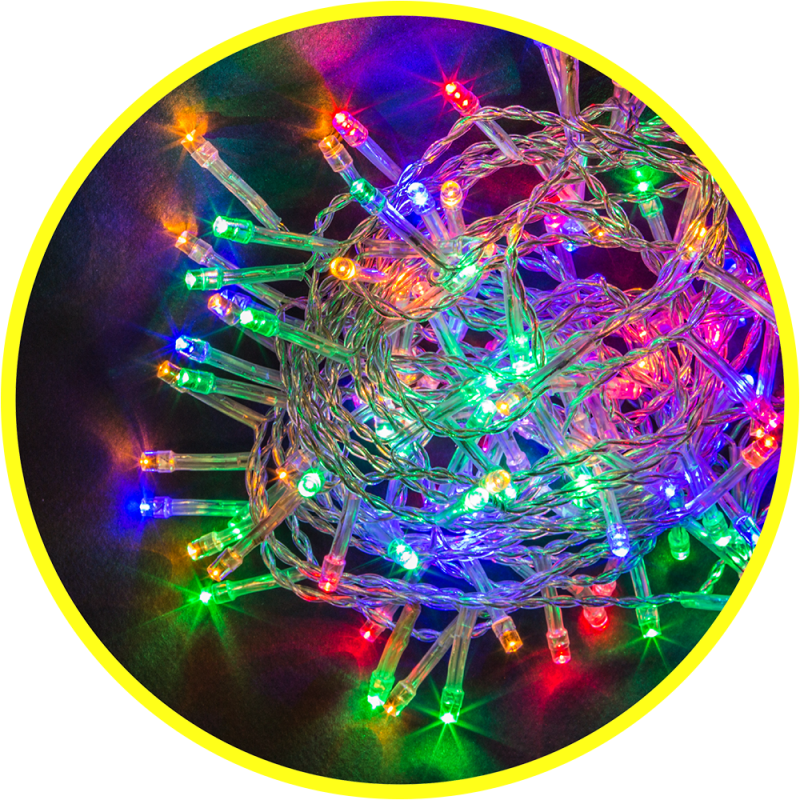 Гирлянда новогодняя светодиодная NGF-S01-30RGBY-5-1.8m-2AA-TR-IP20 Navigator Group 21230