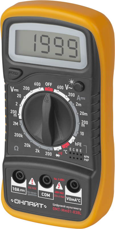 Мультиметр ОНЛАЙТ 90 081 ОMT-Mm01-838L (838L) Navigator Group 25906