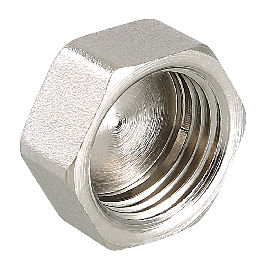 Заглушка ВР 1/2' никелированная (VTr.590.N.0004) VALTEC S59010004
