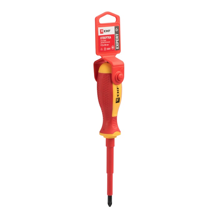 Отвертка Expert PH2x100 мм 1000В PROxima (ph-2-100-exp-in) EKF