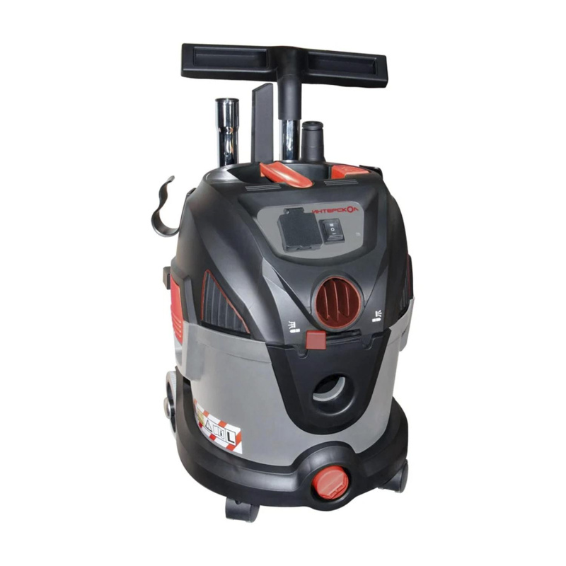 Пылесос строительный ПУ-20/1400Р  (сухая/влажная уборка, розетка с синхр.) Интерскол 706.1.0.00 706.1.0.00