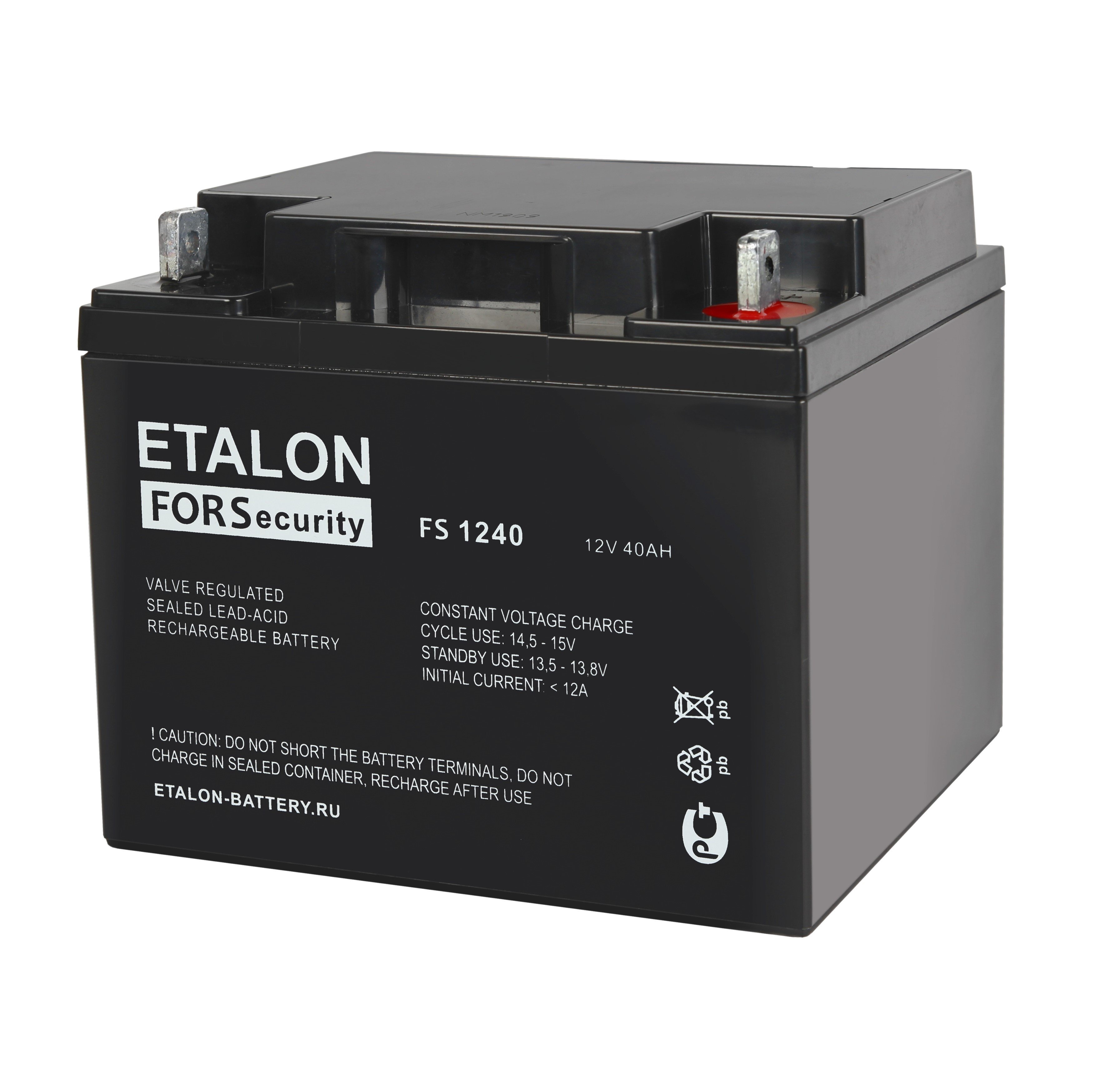 Аккумулятор FS 12В 40Ач Etalon battery 100-12/40S