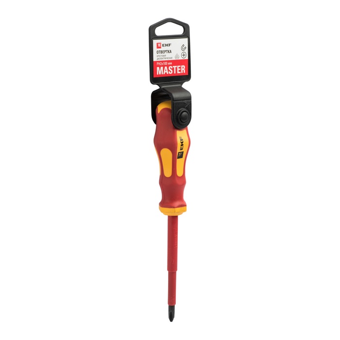 Отвертка Master PZ2x100 мм 1000В Basic (pz-2-100-mas-in) EKF