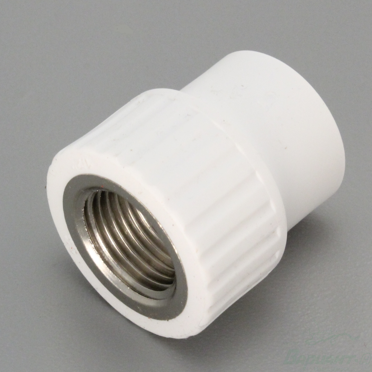 Муфта переходная с внутренней резьбой 25 x 3/4' (100/25)  БЕЛАЯ Valfex 10129025-PRO