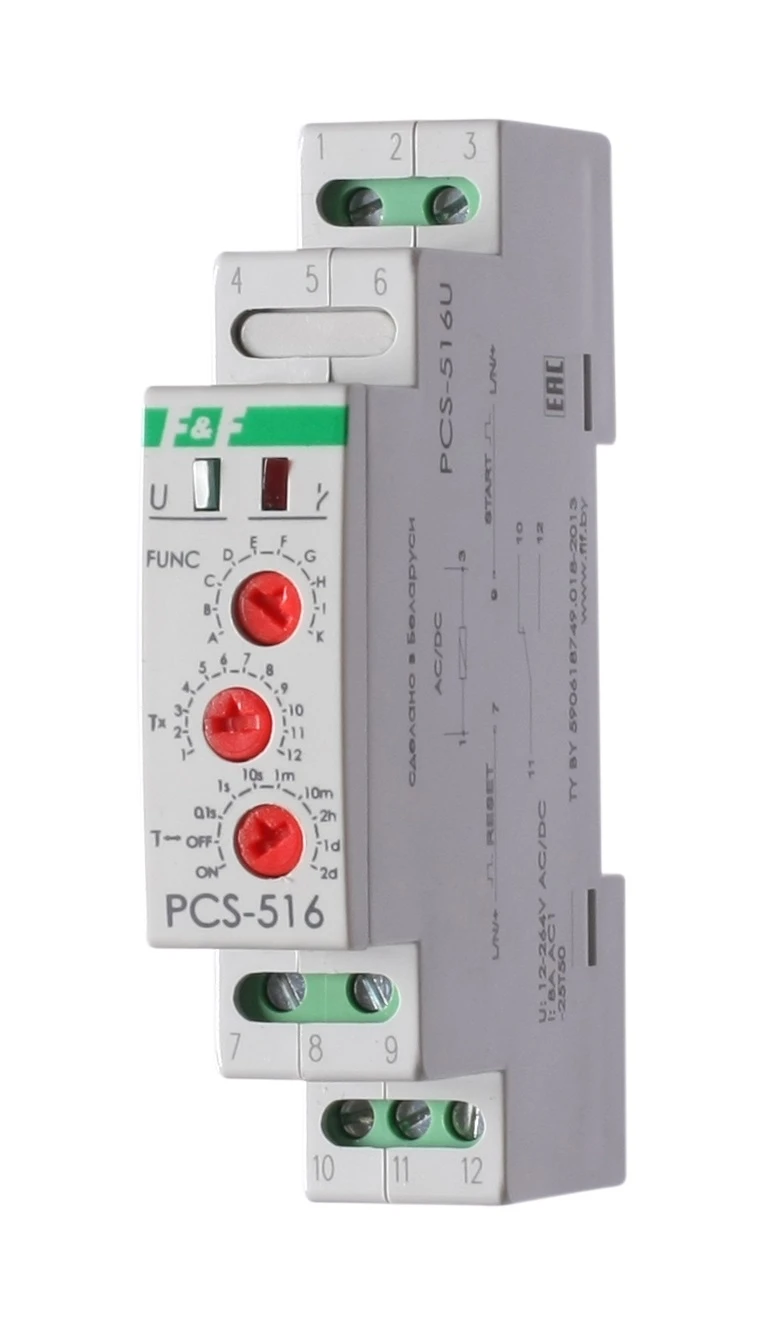 Реле времени PCS-516U Евроавтоматика F&F EA02.001.014