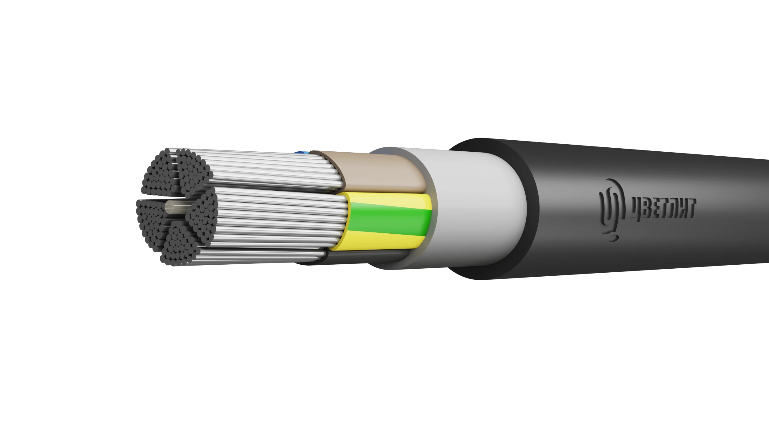 Кабель силовой АВВГнг(А)-LS 5х120мс(N.PE)-1 ТРТС Цветлит КЗ 00-00137778