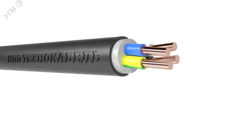 Кабель силовой ВВГнг(А)-LS 4Х6 ок(PE)-0.660 ТРТС Технокабель НПП 00-00148327