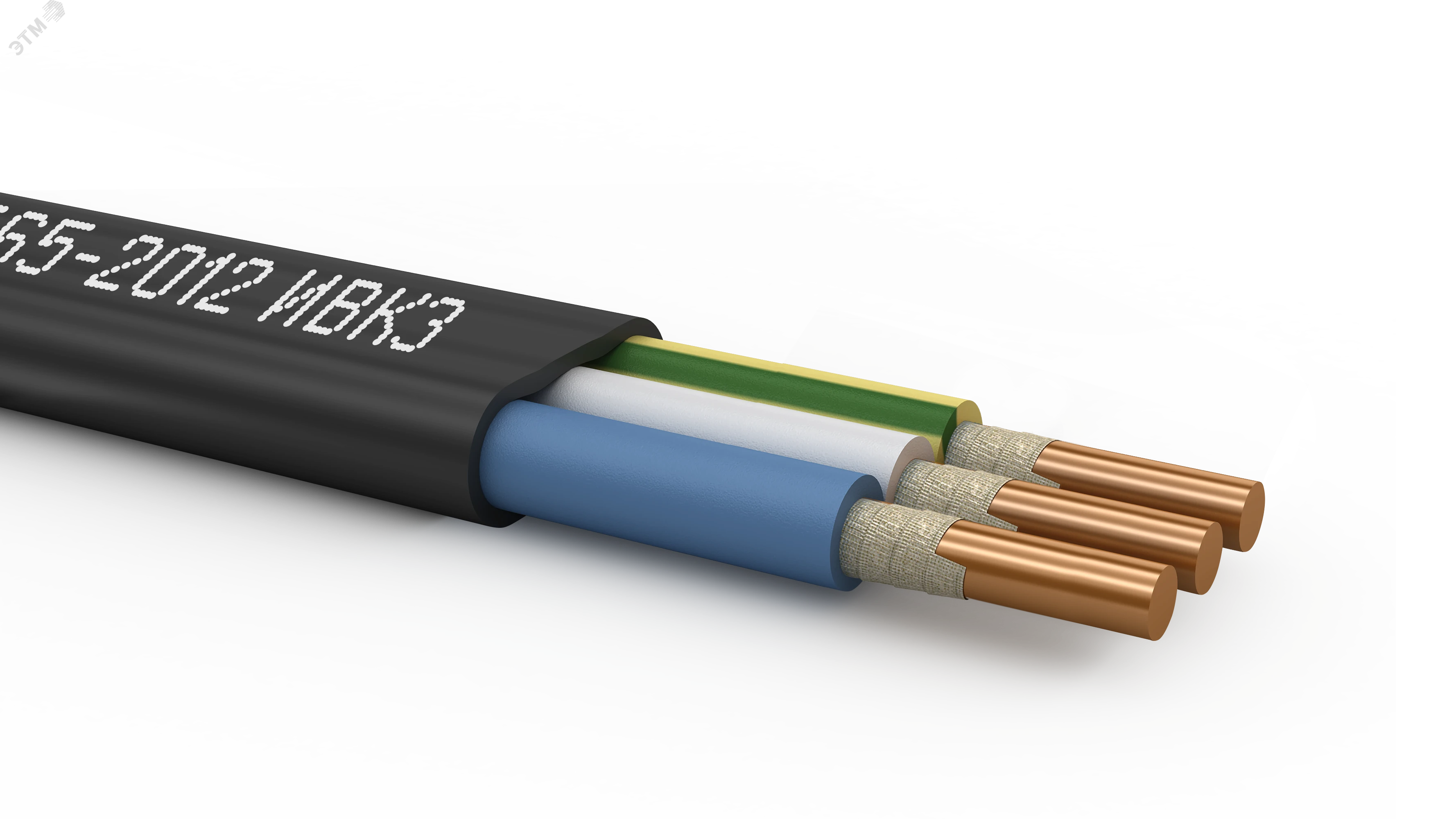 Кабель силовой ВВГ-Пнг(А)-FRLSLTx 3х1.5 ок (N.PE)-0.66 ТРТС  100м Ивановский кабельный завод 00-00038988 00-00038988