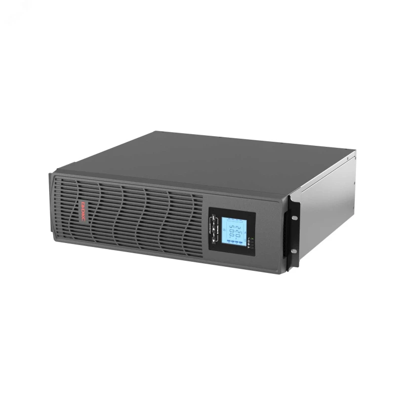 Источник бесперебойного питания line-interactive, Info Rackmount Pro, 2000 ВА/1600 Вт,1/1, USB, RJ45, 6xIEC C13, Rack 3U, SNMP/AS400 slot, 3x9Aч DKC INFORPRO2000IN