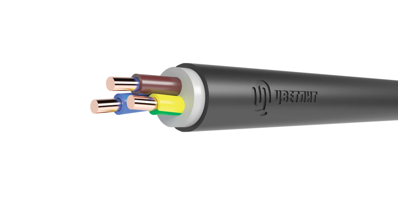 Кабель силовой ВВГнг(А)-LSLTx 3х1.5ок(N.PE)-0.66 ТРТС Цветлит КЗ 00-00140968