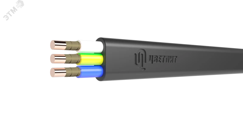 Кабель силовой ВВГ-Пнг(А)-FRLS 3х1.5ок(N.PE)-0.660ТРТС барабан Цветлит КЗ 00-00140467