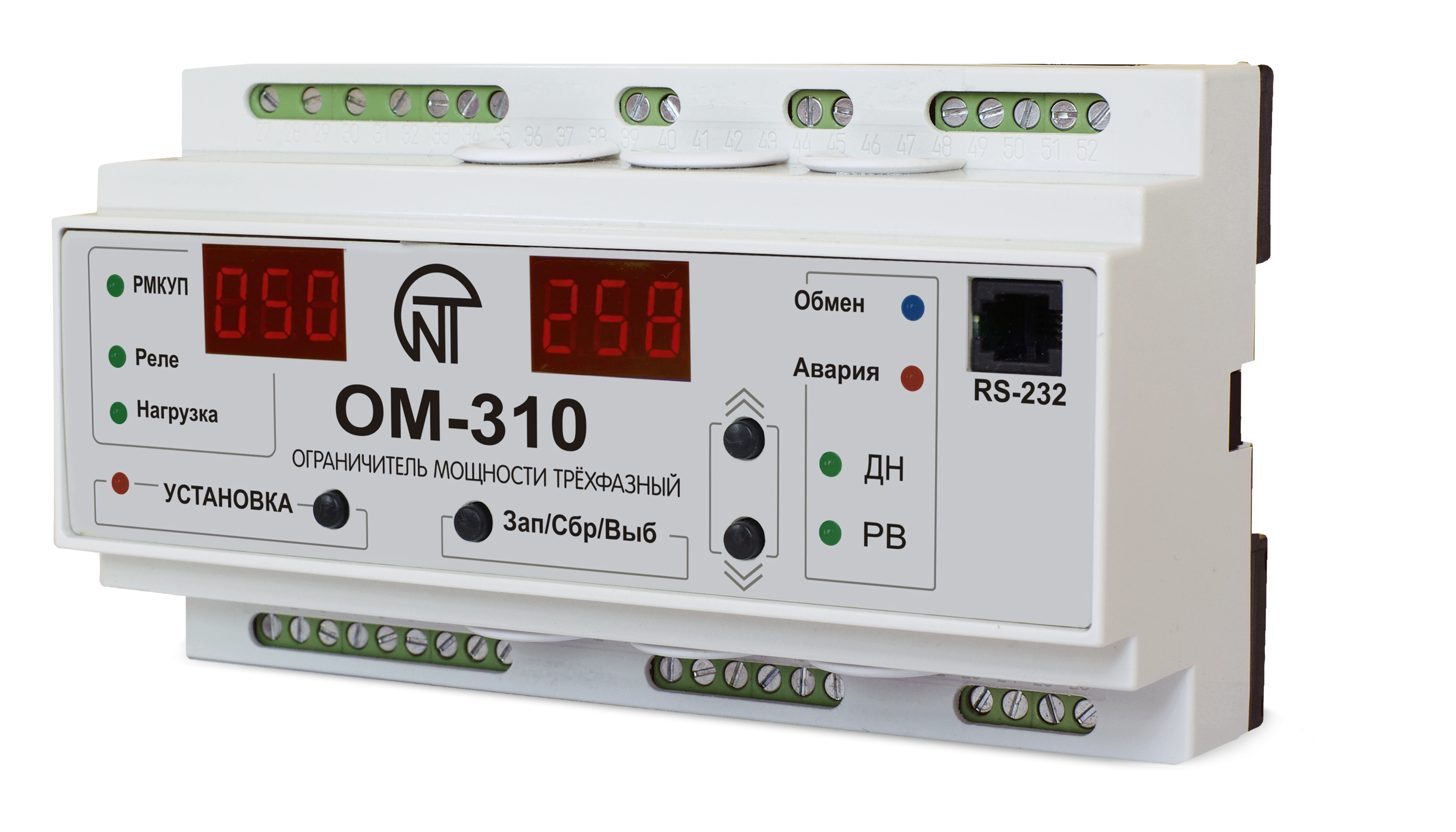 Ограничитель мощности ОМ-310 трехфазный Новатек-Электро 3425604310