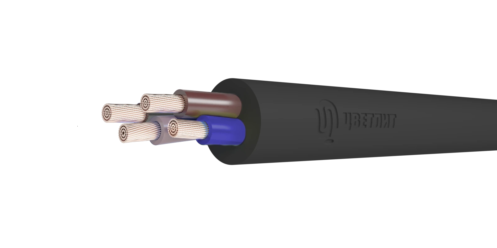 Кабель силовой КГТП-ХЛ 4х6(N) 220/380-3 ТРТС Цветлит КЗ 00-00143147