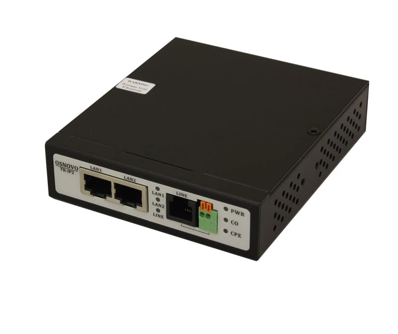 Удлинитель Ethernet 2 порта до 90 Мб/с до 3км (TR-IP2) OSNOVO 00010441