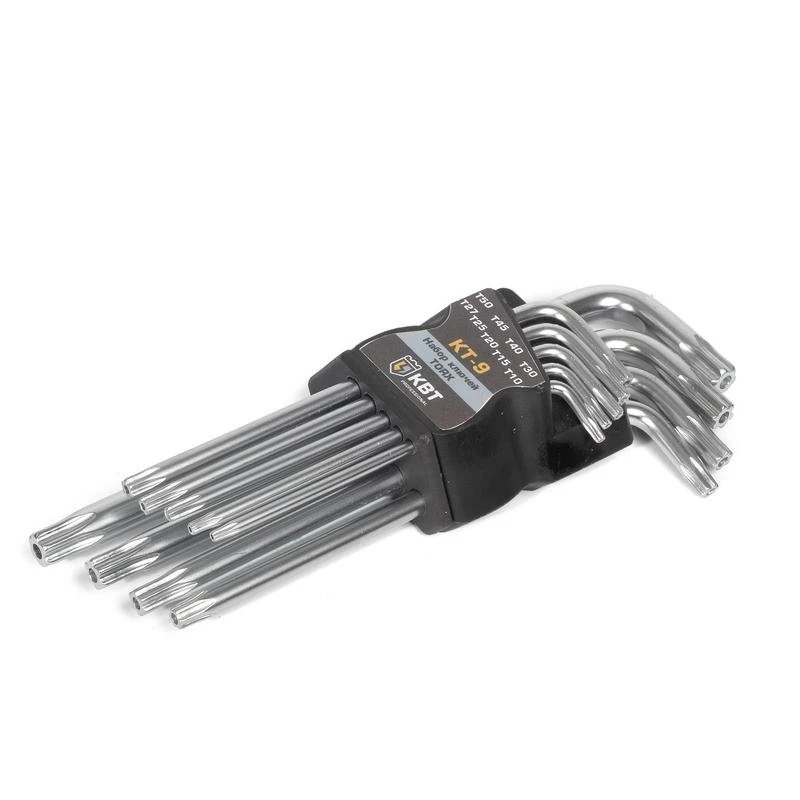 Набор ключей TORX серия KBT-PROFESSIONAL. 9 шт. КТ КВТ 79202