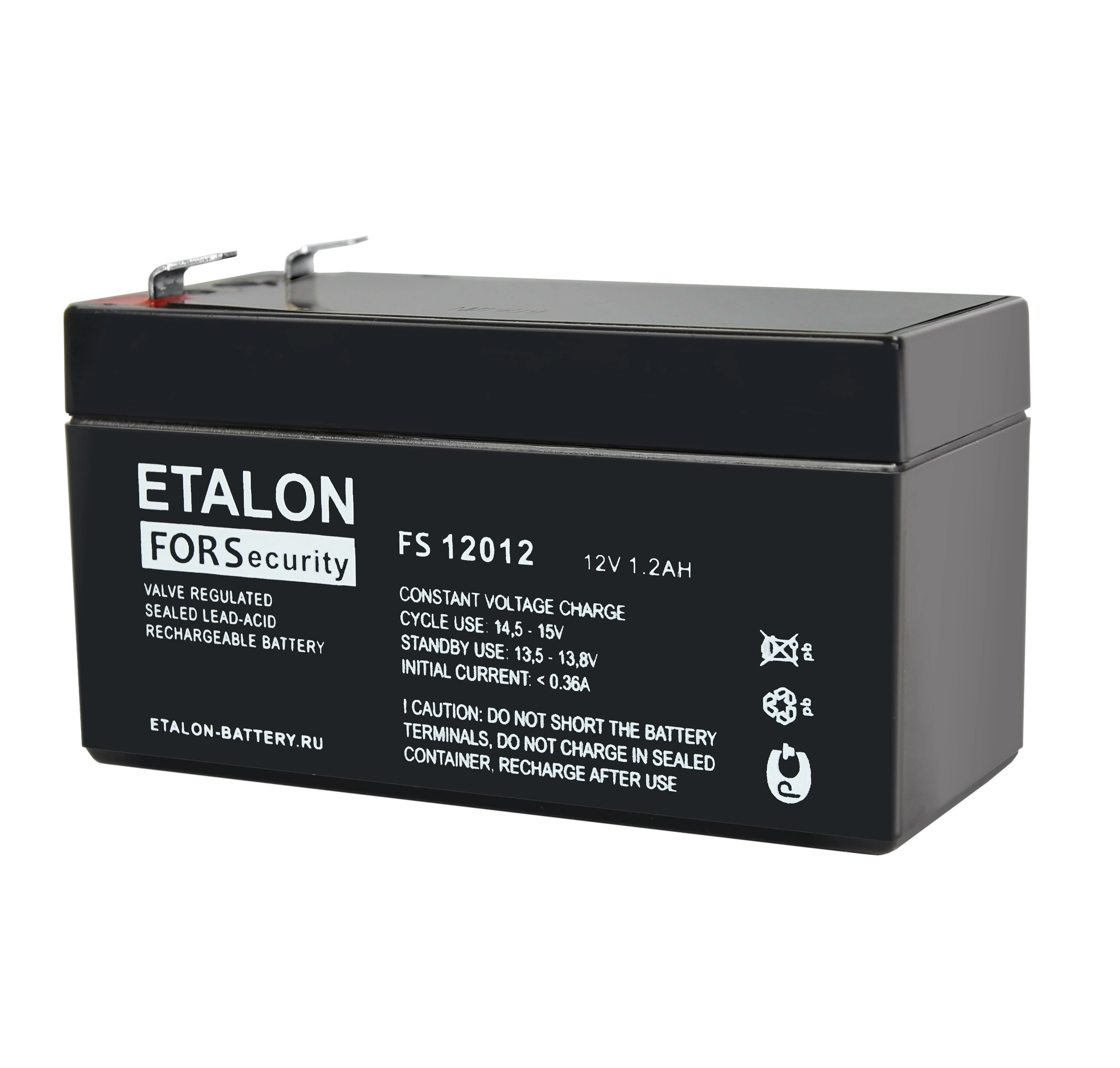 Аккумулятор FS 12В 1,2Ач Etalon battery 100-12/012S