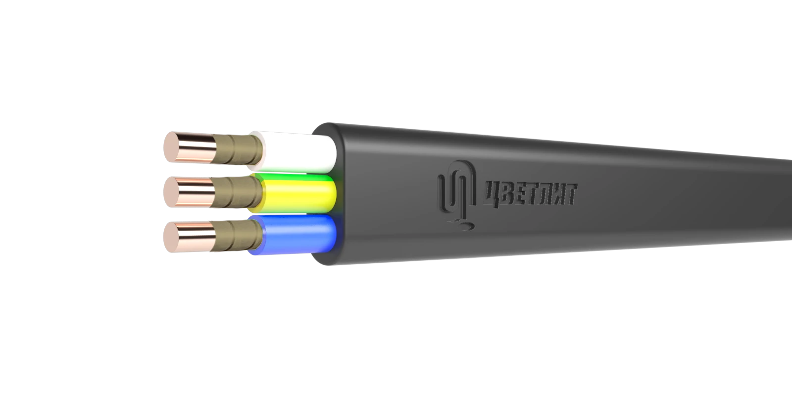 Кабель силовой ВВГ-Пнг(А)-FRLS 3х1.5ок(N.PE)-0.660ТРТС Цветлит КЗ 00-00148766