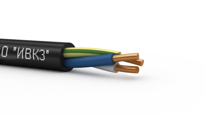 Кабель силовой ППГнг(А)-HF 3х1,5(ок)(N,PE)-0,66ТРТС  100м Ивановский кабельный завод 00-00039050