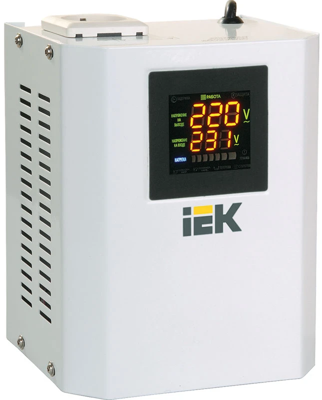 Стабилизаторы напряжения серии BOILER 0.5 IEK IVS24-1-00500