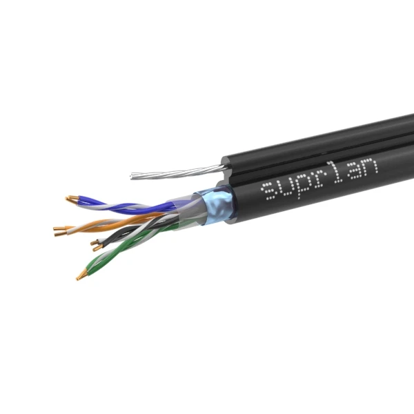 Витая пара Median FTP Cat.5e 4x2xAWG24 Cu PE Outdoor T-FG8 (трос) 305м SUPRLAN 01-1035-1